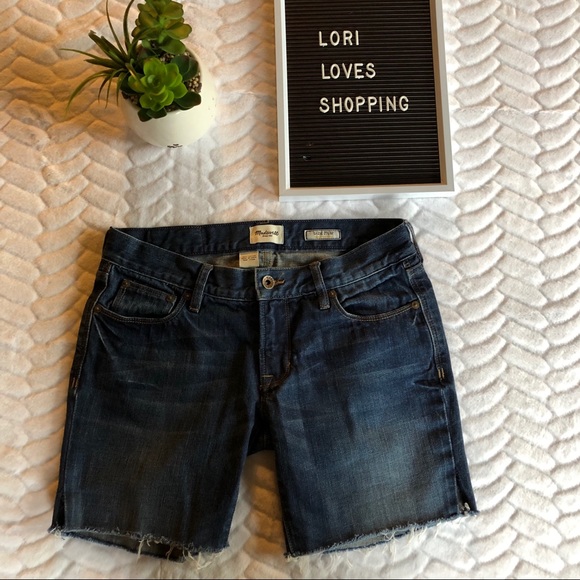 Madewell Pants - Madewell Midrise Cutoff Shorts